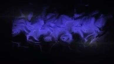 科技蓝超绚酷烟雾文字AE模板视频的预览图